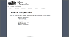 Desktop Screenshot of callahantransportation.net